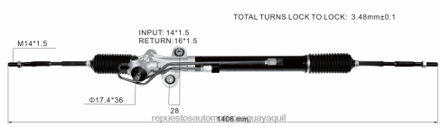 X8FFD2526 Repuestos De Motos Loncin Ecuador | Cremallera de dirección asistida 53601-tk8-a01 HONDA