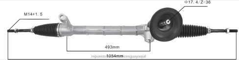 X8FFD2540 Autopartes Al Por Mayor | Cremallera de dirección asistida 51336-s04-001 53400-t9a-003 HONDA