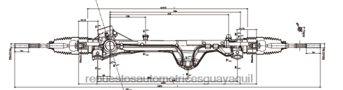 X8FFD2724 Distribuidora De Repuestos De Motos Ecuador | cremallera de dirección asistida 56500-p2000 HYUNDAI/KIA