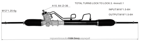 X8FFD2734 Distribuidora De Repuestos De Motos Ecuador | cremallera de dirección asistida 57700-fd100 57700-fd101 57700fd201 0k30c32110 0k30b32110a HYUNDAI/KIA
