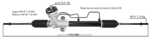 X8FFD2738 Mayoristas De Repuestos De Auto | Cremallera de dirección asistida 57710-25010 57710-25000 57710-25510 HYUNDAI/KIA