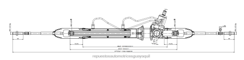 X8FFD2564 Distribuidora De Repuestos De Motos Ecuador | cremallera de dirección asistida 490010w015 490010w010 NISSAN