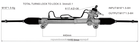 X8FFD2474 Distribuidora De Repuestos De Motos Ecuador | cremallera de dirección asistida 44200-12770 TOYOTA