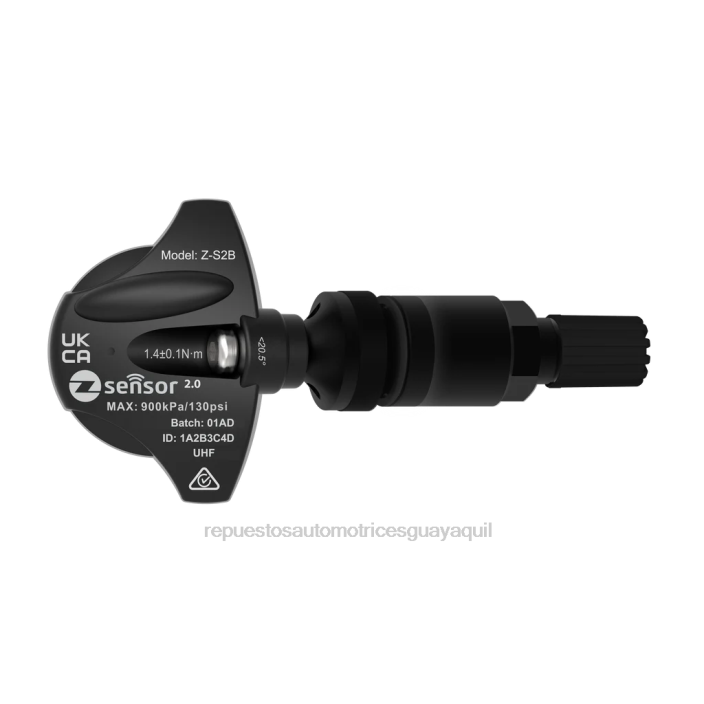 Reemplazo 20154 sensor tpms 433mhz 4J461437 Repuestos De Motos Al Por Mayor En Ecuador | vástago de válvula de metal - negro