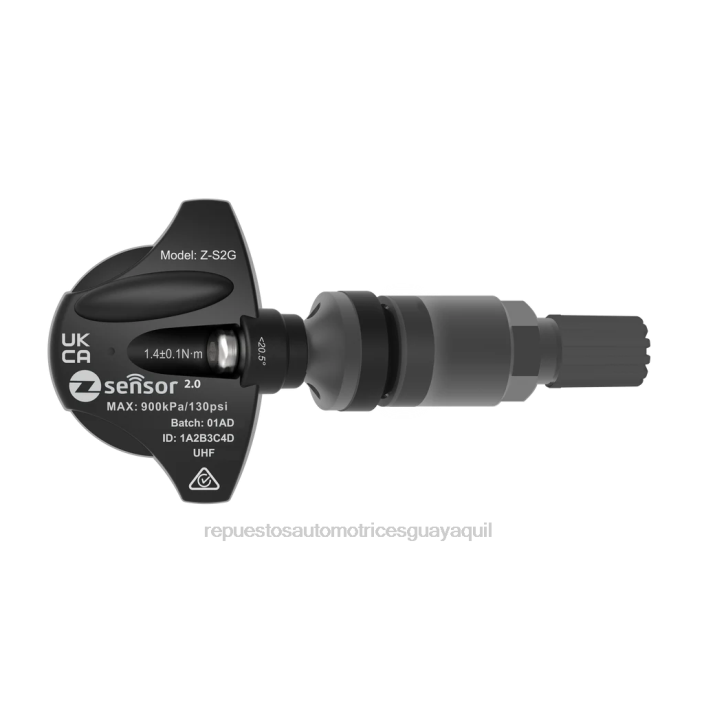 Sensor tpms de repuesto kia oe - oe p/n 529332f000 frecuencia 315mhz 4J462162 Distribuidora De Repuestos De Motos Ecuador | vástago de válvula de metal - gris oscuro